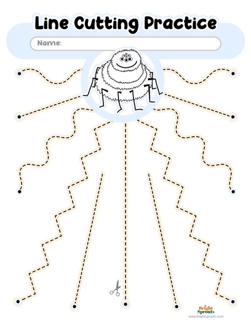 Scissor Skills Preschool Workbook for Kids: A Fun Cutting Practice
